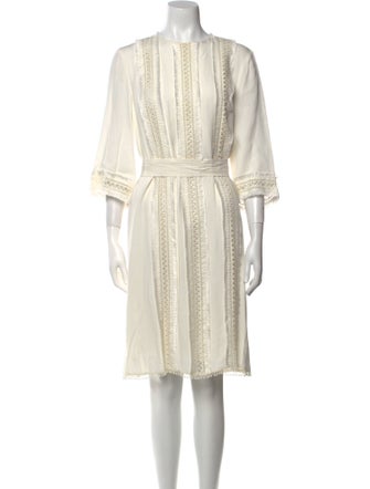 Adam Lippes Silk Knee-Length Dress