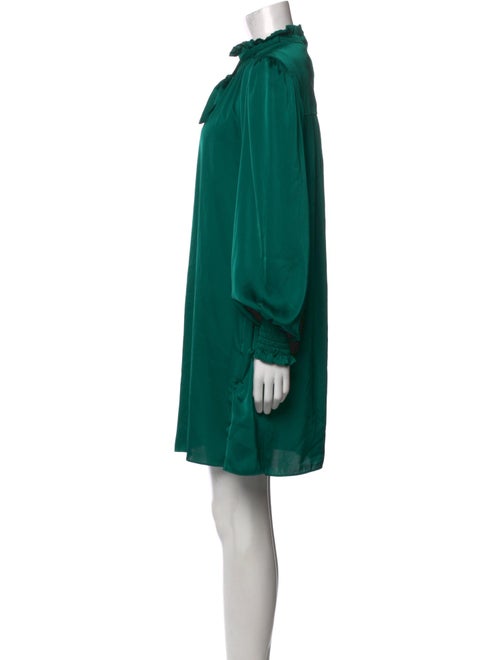 Adam Lippes Mock Neck Mini Dress