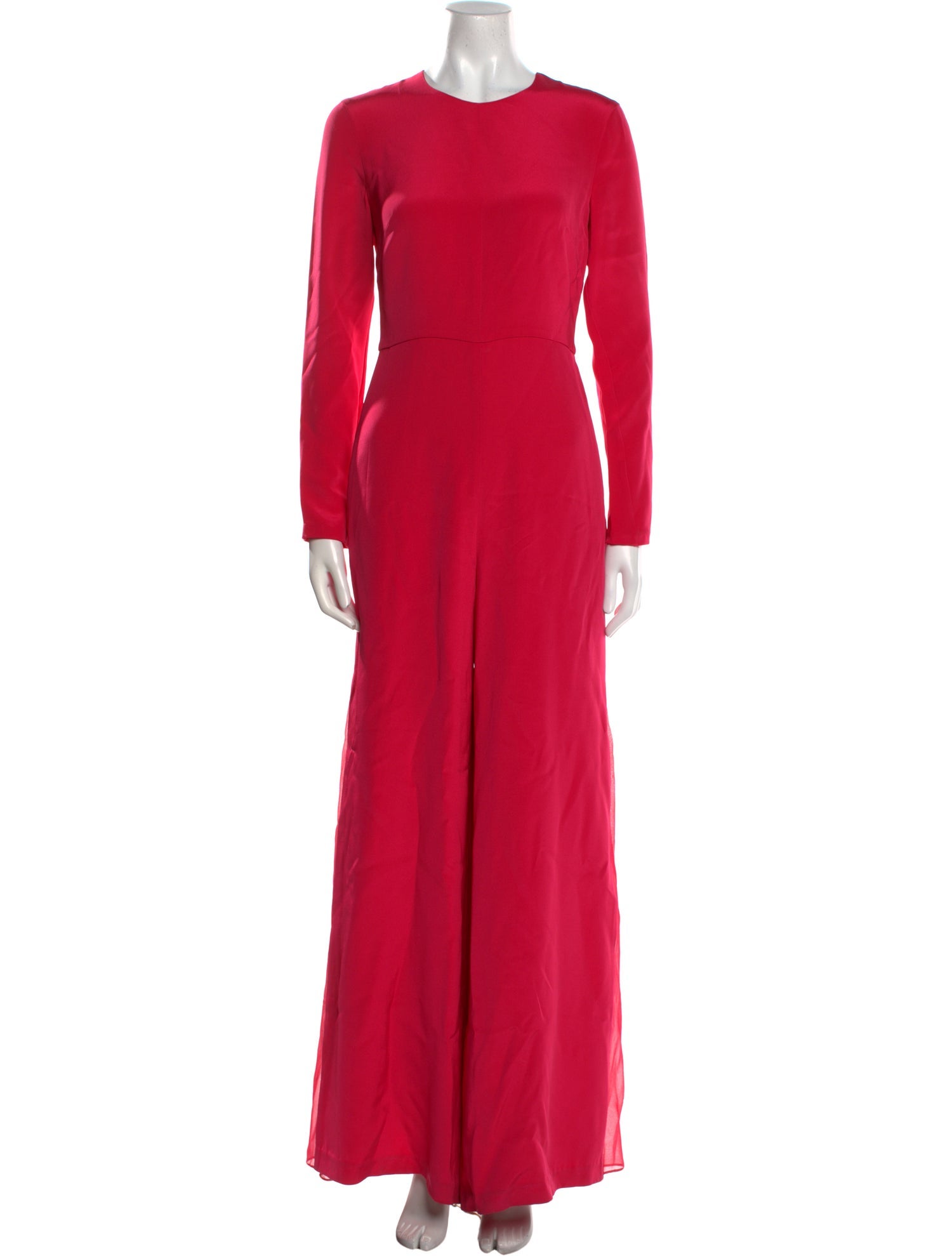 Adam Lippes Silk Crew Neck Jumpsuit