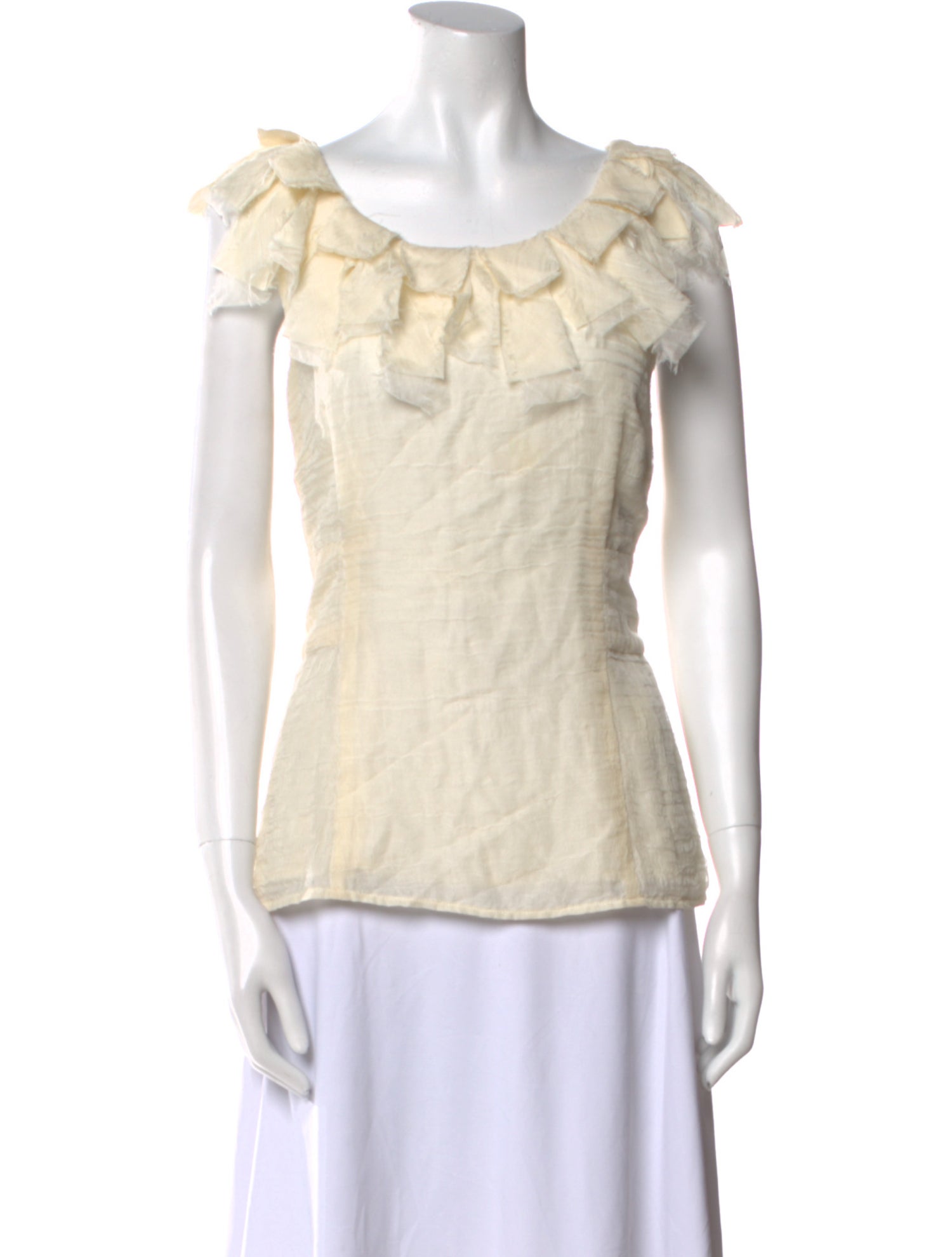 Adam Lippes Wool Scoop Neck Top