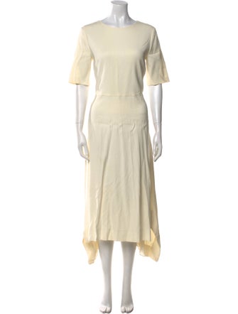 Adam Lippes Bateau Neckline Long Dress
