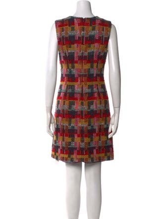 Adam Lippes Plaid Print Mini Dress