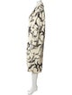 Adam Lippes Wool Printed Trench Coat