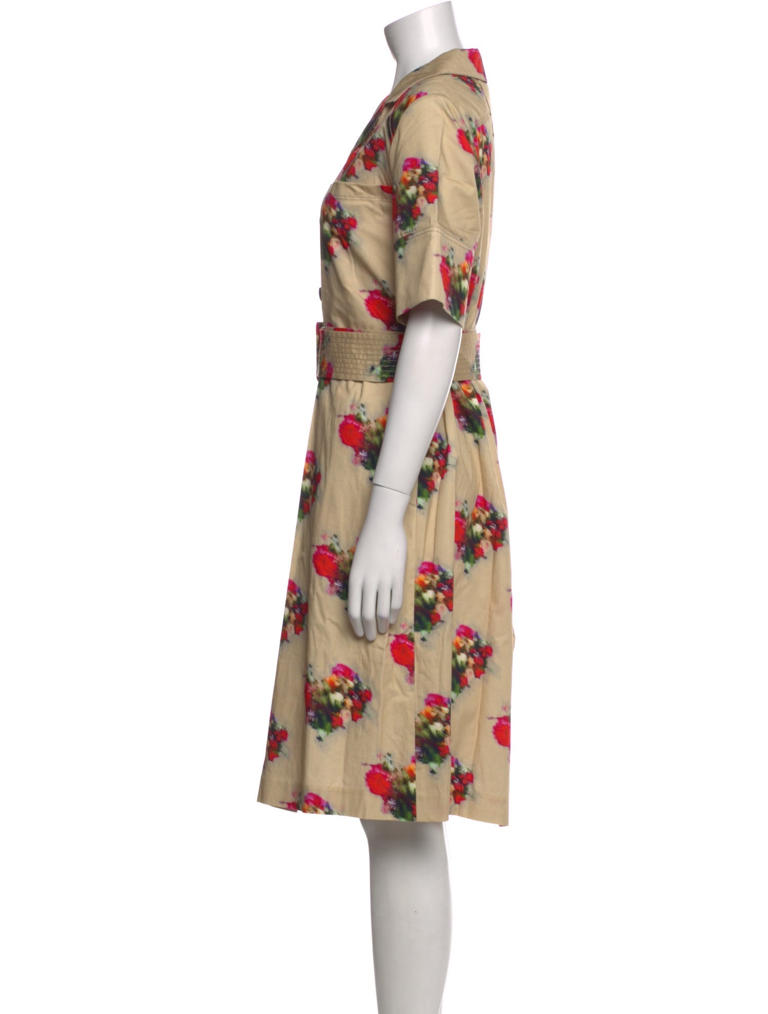 Adam Lippes Floral Print Midi Length Dress w/ Tags