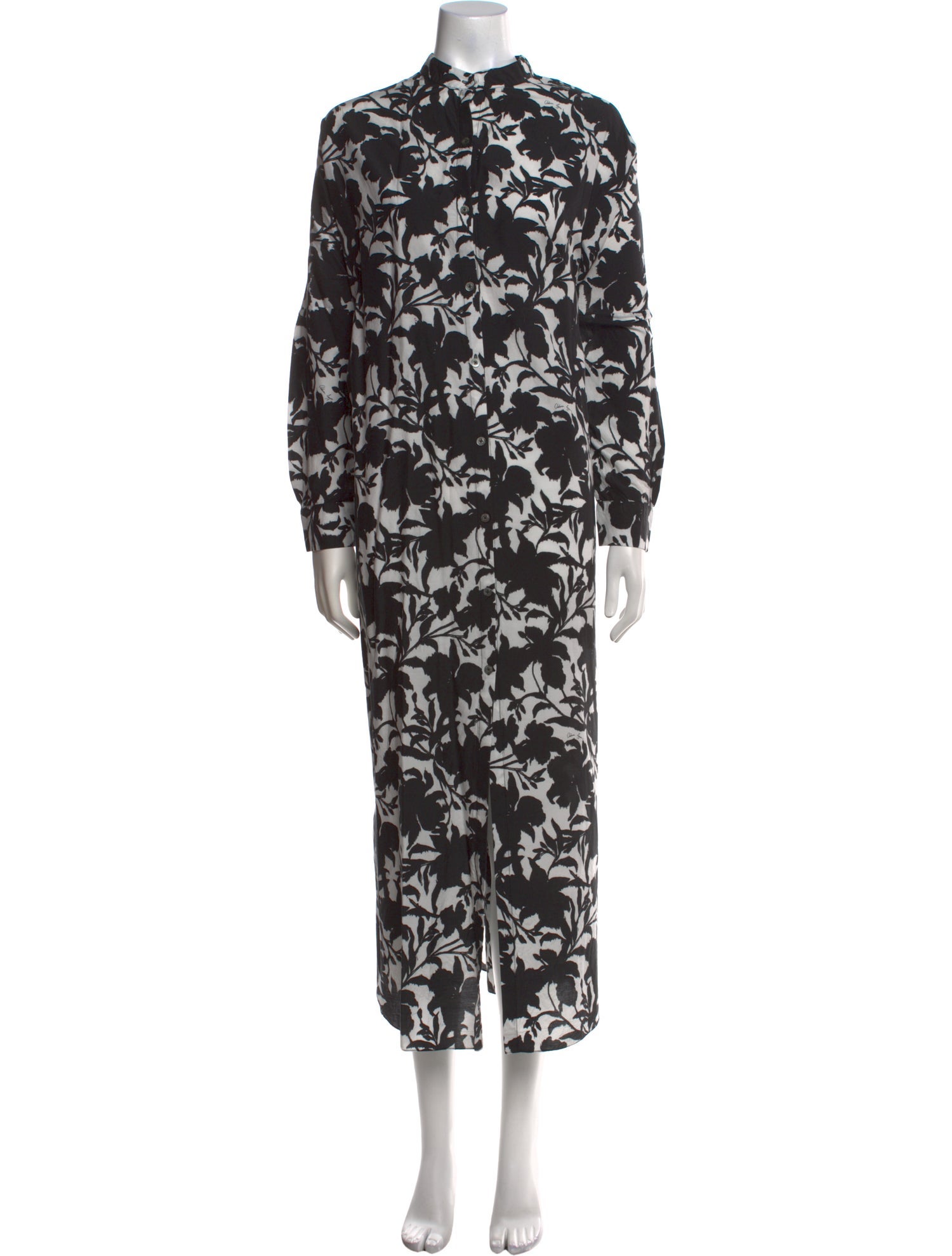 Adam Lippes Floral Print Long Dress