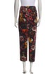 Adam Lippes Floral Print Straight Leg Pants