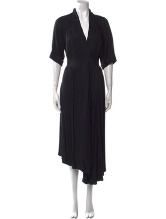 Adam Lippes V-Neck Long Dress