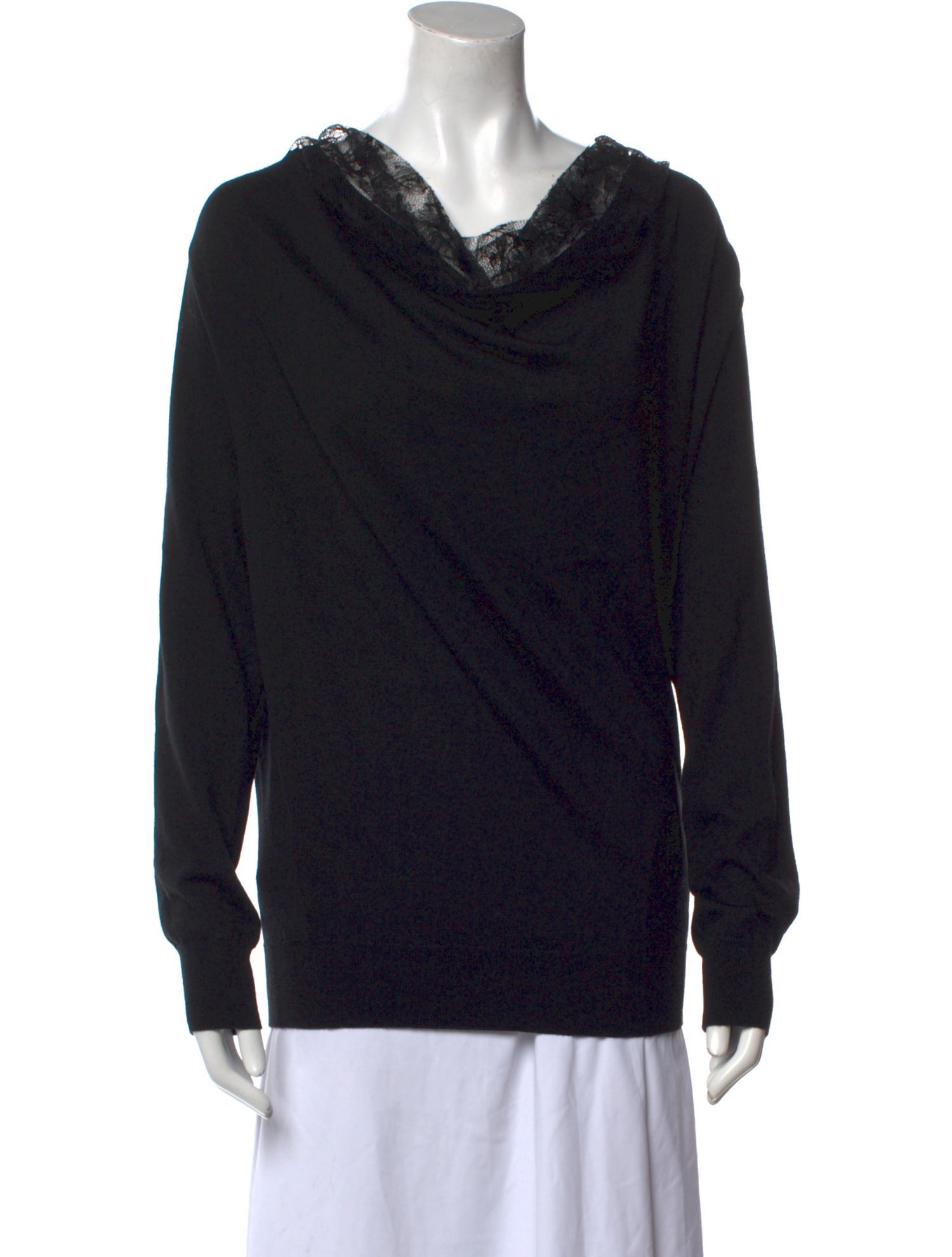 Adam Lippes Merino Wool Cowl Neck Sweatshirt w/ Tags