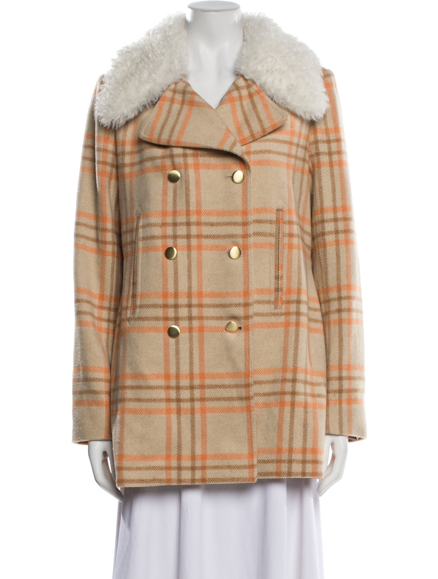Adam Lippes Plaid Print Jacket