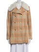 Adam Lippes Plaid Print Jacket