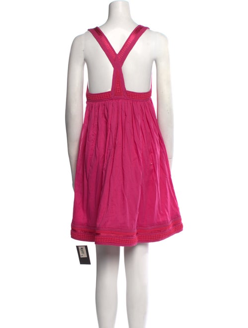 Adam Lippes V-Neck Knee-Length Dress