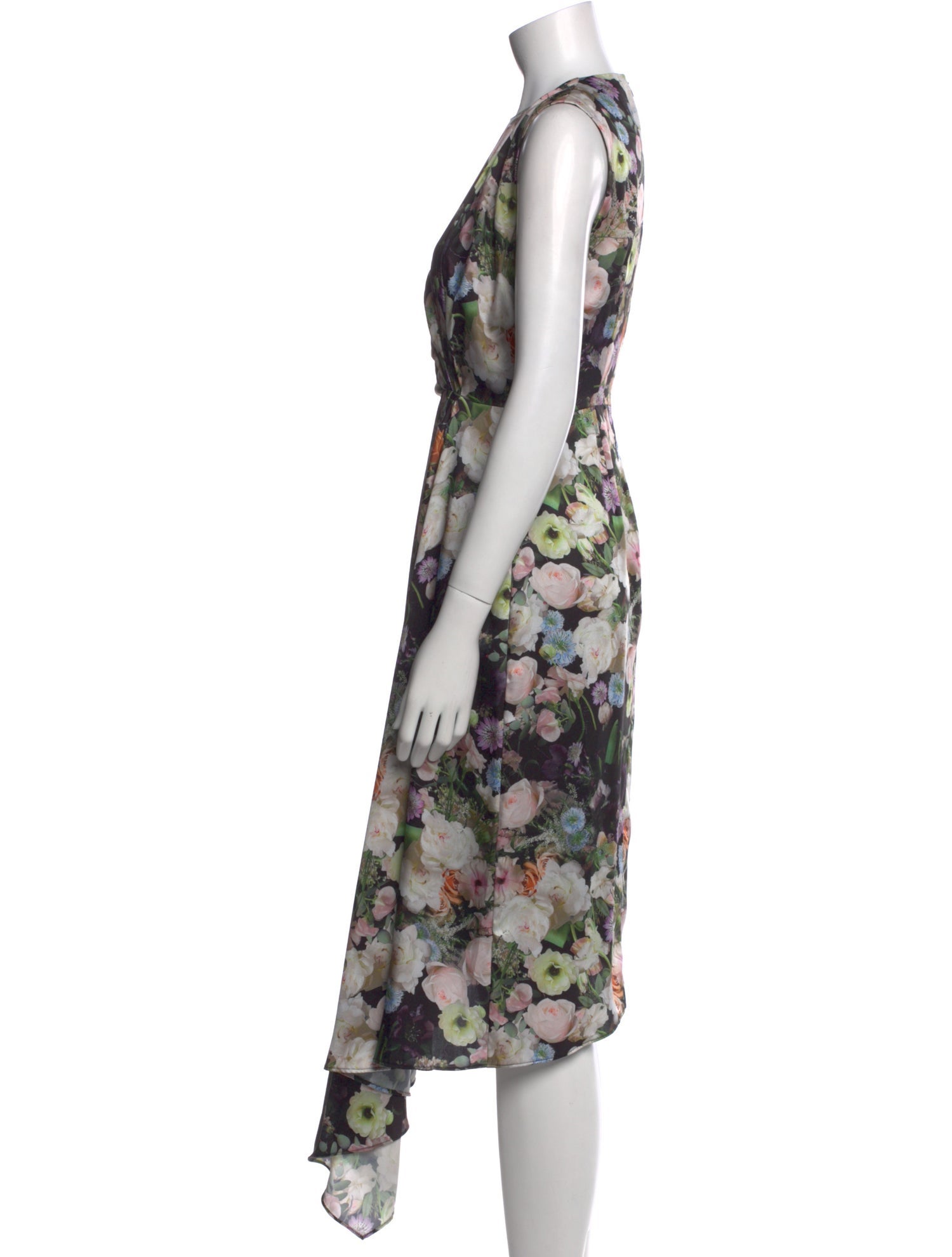 Adam Lippes Floral Print Long Dress