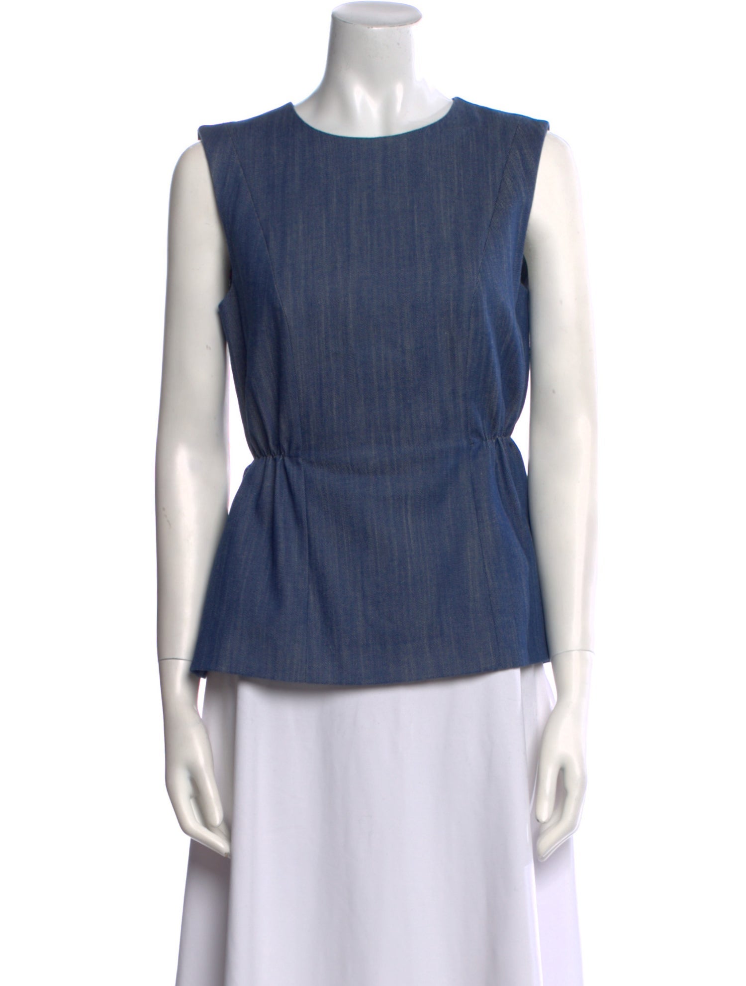 Adam Lippes Bateau Neckline Mini Dress