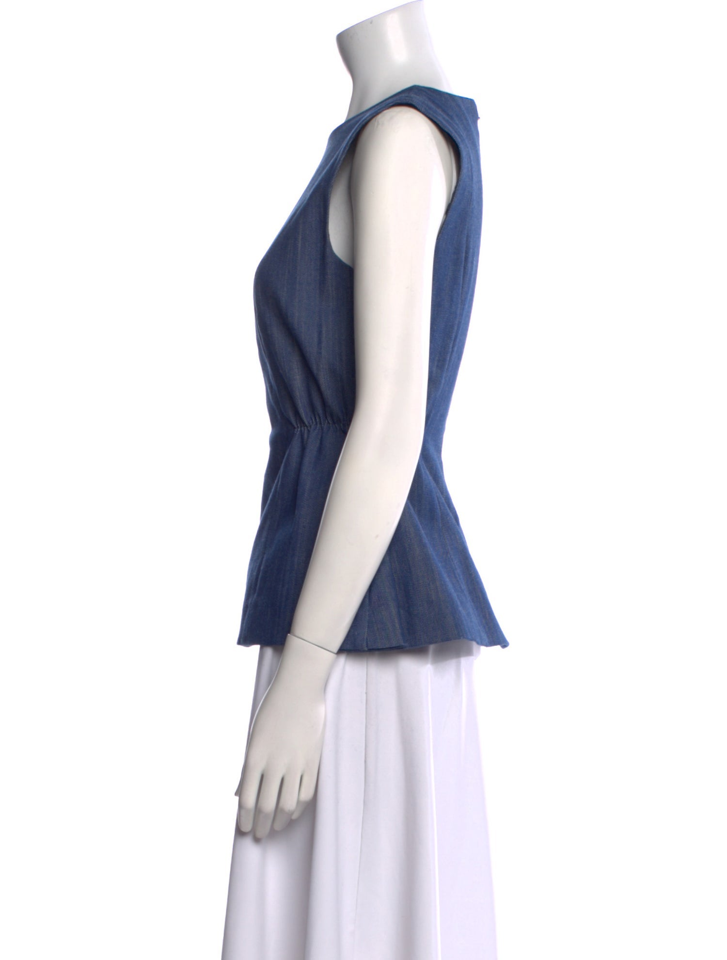 Adam Lippes Bateau Neckline Mini Dress