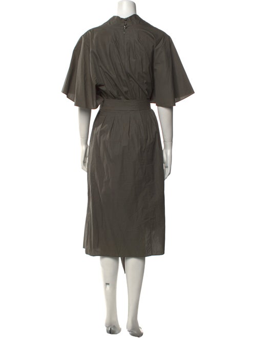 Adam Lippes V-Neck Midi Length Dress