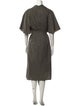 Adam Lippes V-Neck Midi Length Dress