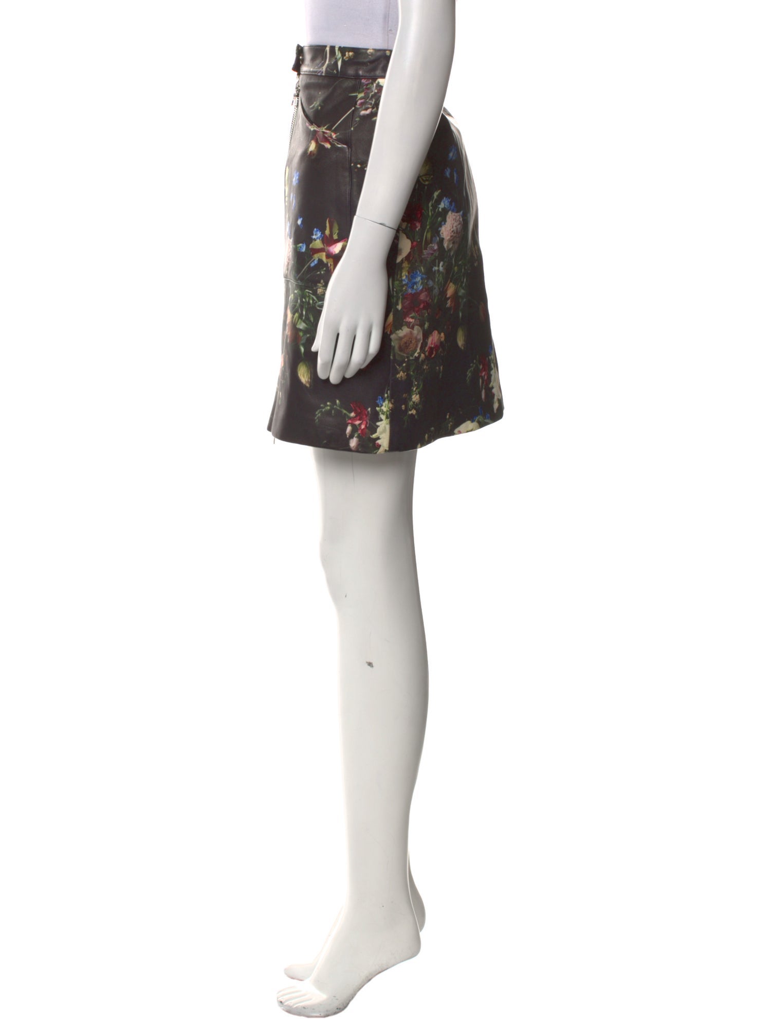 Adam Lippes Lamb Leather Mini Skirt