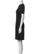 Adam Lippes Crew Neck Knee-Length Dress
