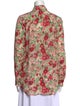 Adam Lippes Silk Printed Button-Up Top