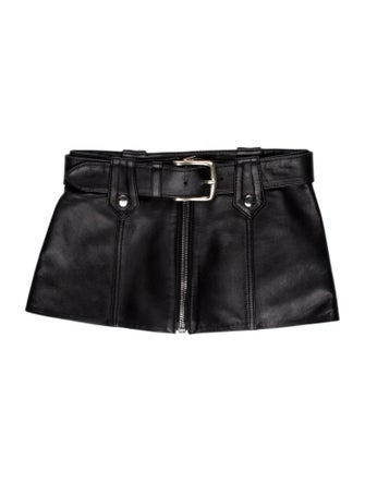 Adam Lippes Lambskin Mini Skirt