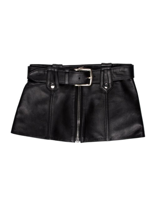 Adam Lippes Lambskin Mini Skirt