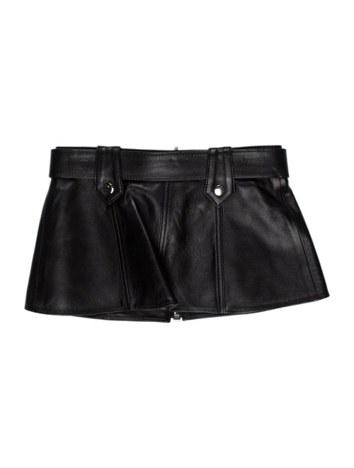 Adam Lippes Lambskin Mini Skirt