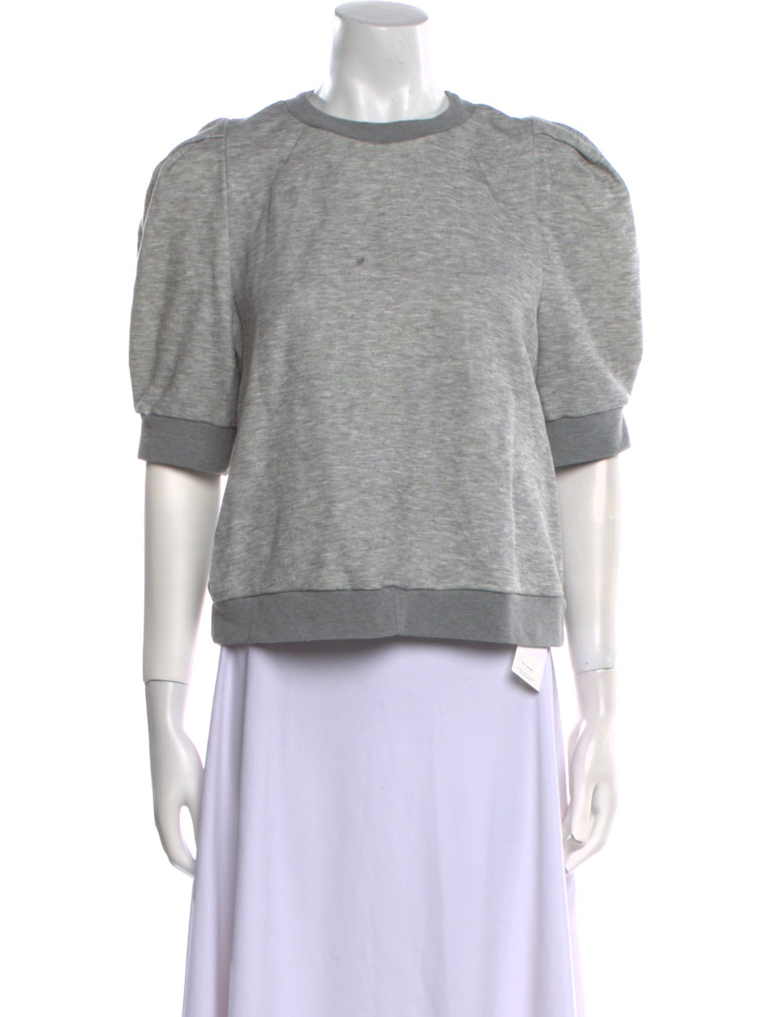 Adam Lippes Crew Neck Short Sleeve Sweatshirt