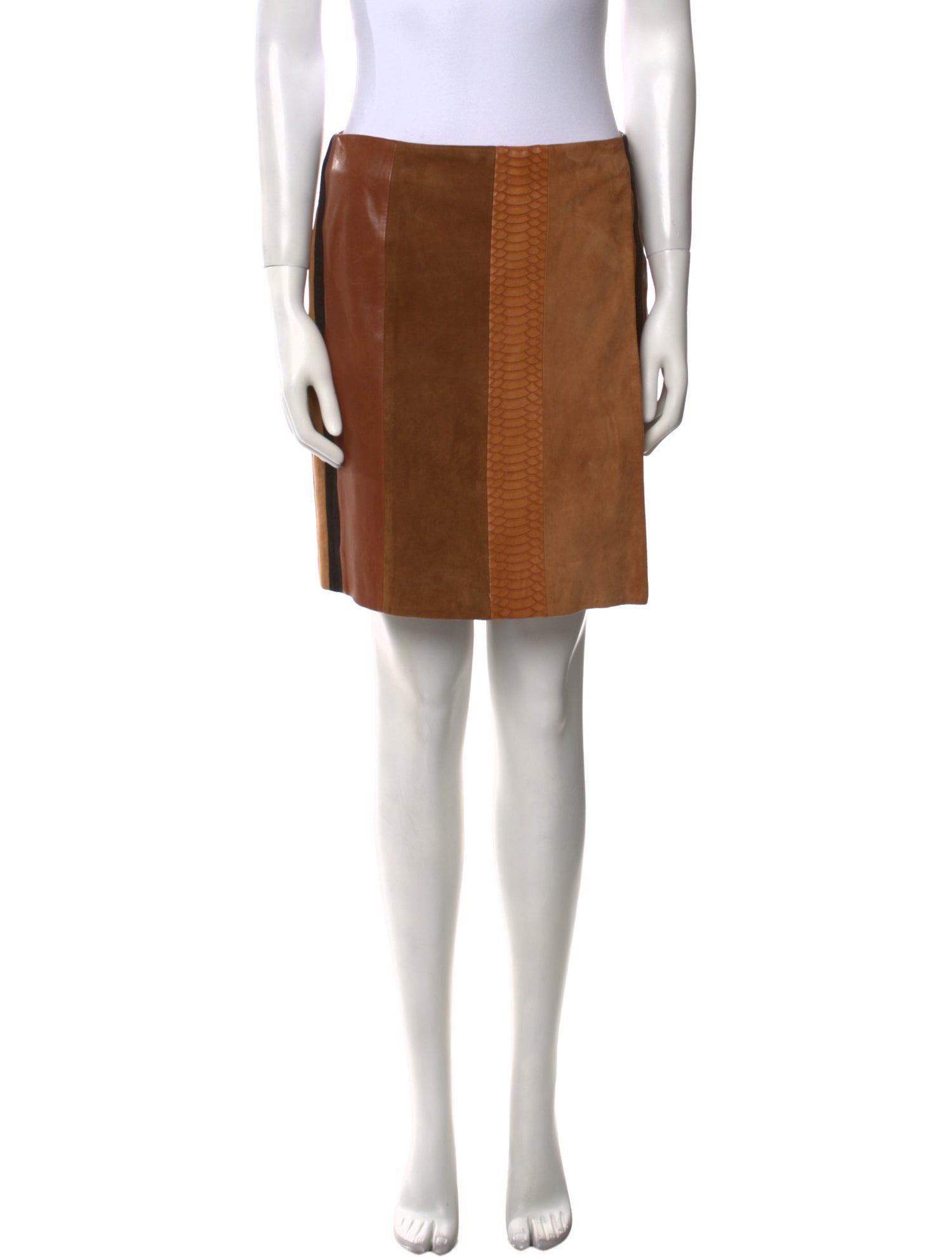Adam Lippes Lamb Leather Mini Skirt