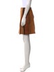 Adam Lippes Lamb Leather Mini Skirt