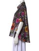 Adam Lippes Floral Print Short Sleeve Button-Up Top