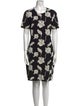 Adam Lippes Floral Print Knee-Length Dress