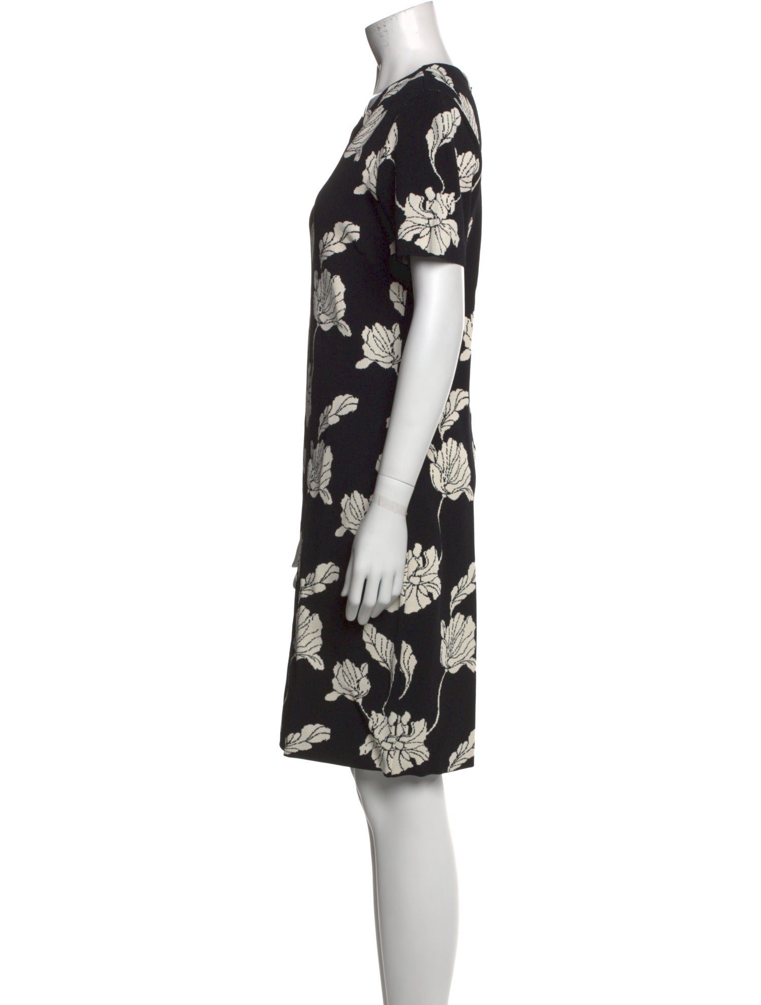 Adam Lippes Floral Print Knee-Length Dress