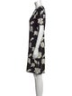 Adam Lippes Floral Print Knee-Length Dress