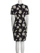 Adam Lippes Floral Print Knee-Length Dress