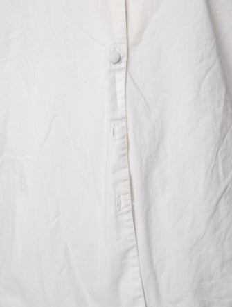 Adam Lippes Three-Quarter Sleeve Button-Up Top