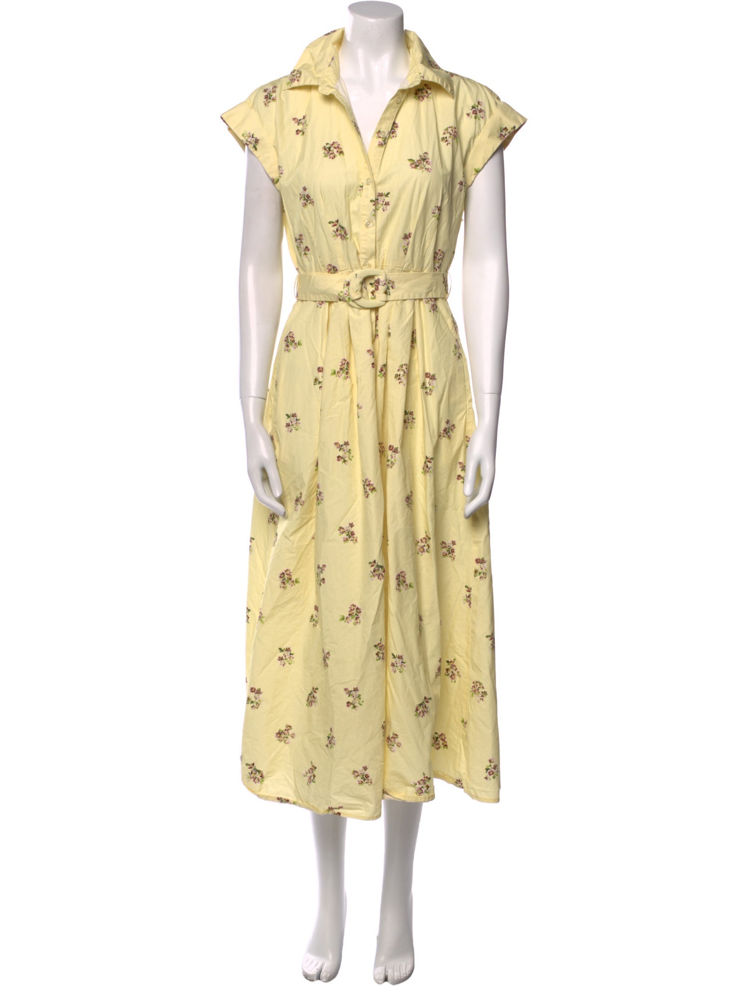 Adam Lippes Floral Print Long Dress