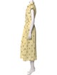 Adam Lippes Floral Print Long Dress