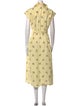 Adam Lippes Floral Print Long Dress