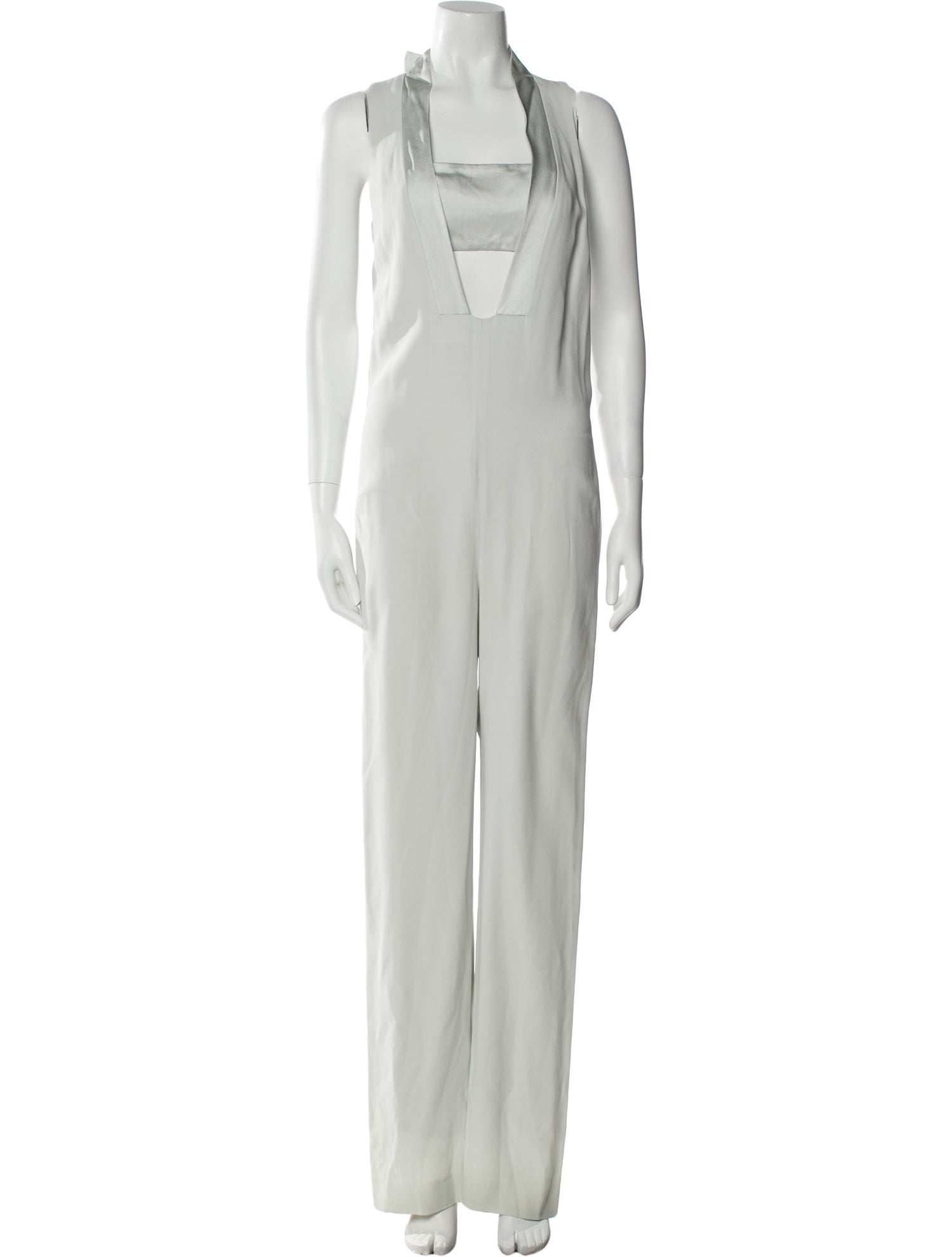 Adam Lippes Square Neckline Jumpsuit