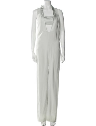 Adam Lippes Square Neckline Jumpsuit