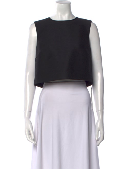 Adam Lippes Wool Crew Neck Crop Top