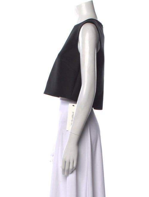 Adam Lippes Wool Crew Neck Crop Top