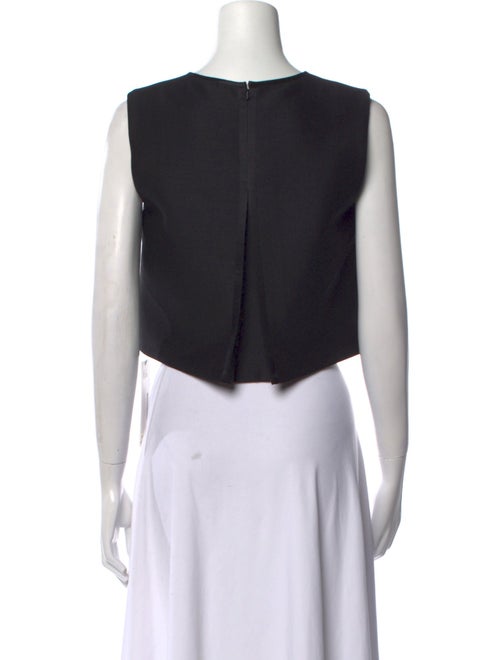 Adam Lippes Wool Crew Neck Crop Top