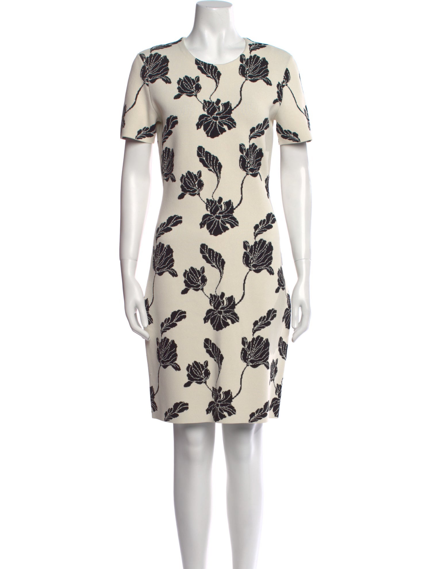 Adam Lippes Floral Print Knee-Length Dress