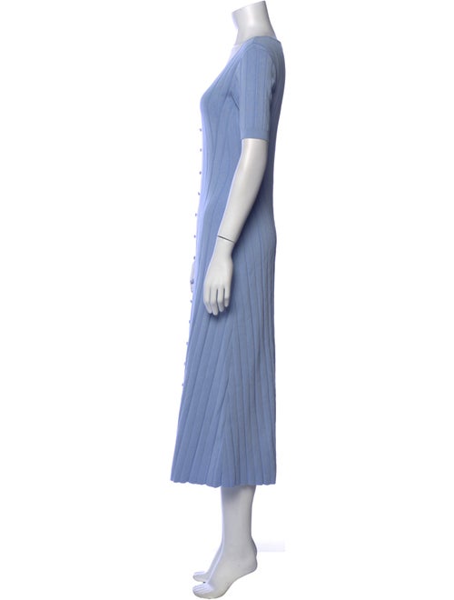 Adam Lippes Scoop Neck Midi Length Dress