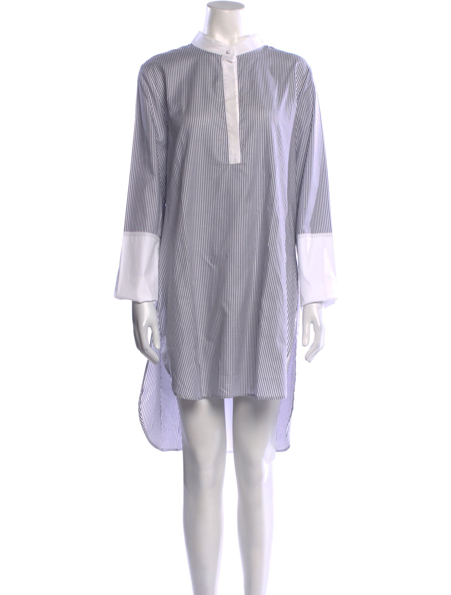 Adam Lippes Striped Knee-Length Dress