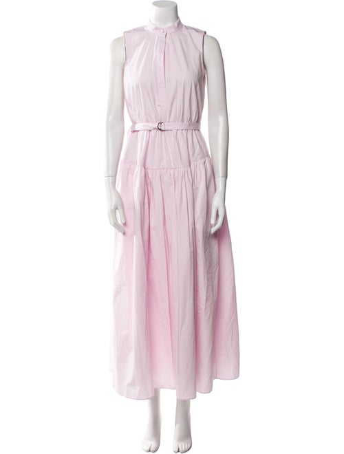 Adam Lippes Mock Neck Long Dress