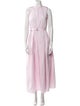 Adam Lippes Mock Neck Long Dress