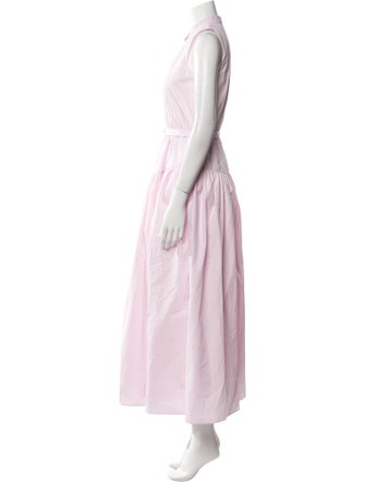Adam Lippes Mock Neck Long Dress