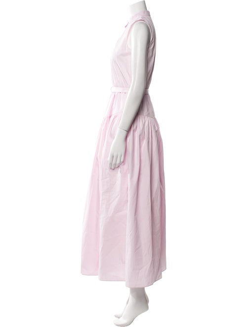 Adam Lippes Mock Neck Long Dress